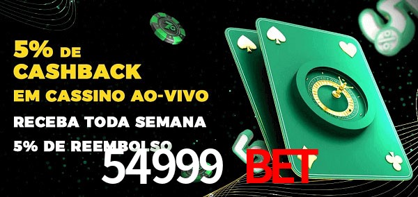 Promoções do cassino ao Vivo 54999 Bet